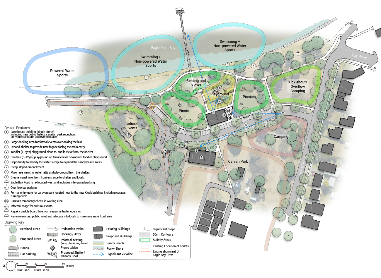 Eagle Point Landscape Masterplan Mesh Planning